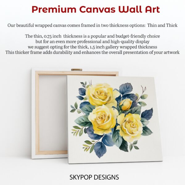 Yellow Rose Garden Art