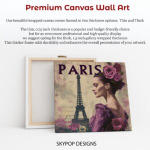 Parisian Romance Eiffel Tower Art