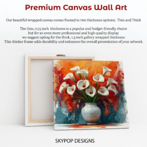 Calla Lily Vase Art