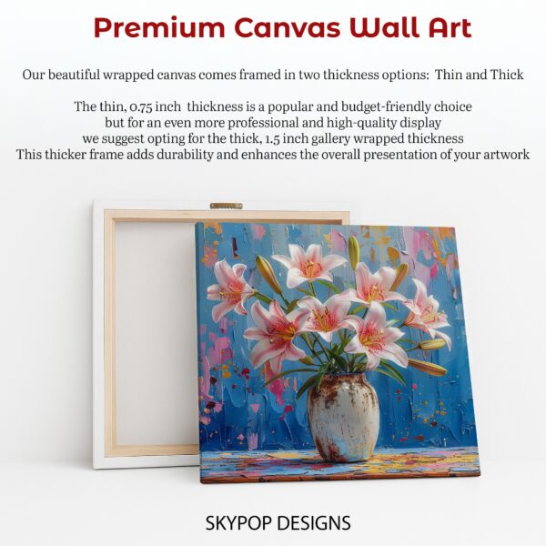Lily Vase Art
