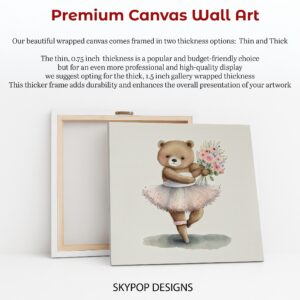 Ballerina Bear Art