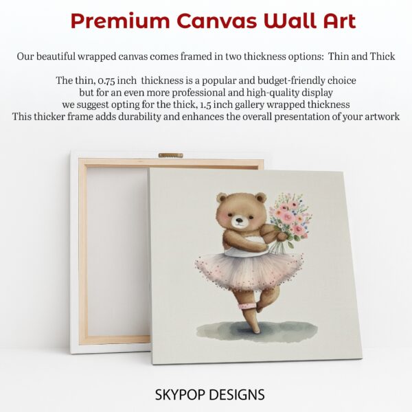 Ballerina Bear Art