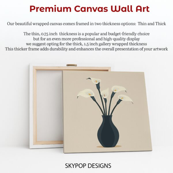 Calla Lily Vase Art