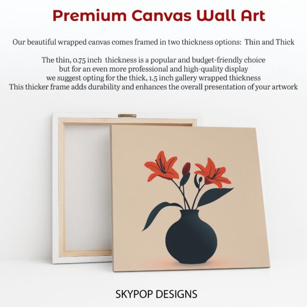 Lily Vase Art