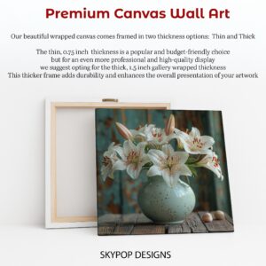 Lily Vase Art