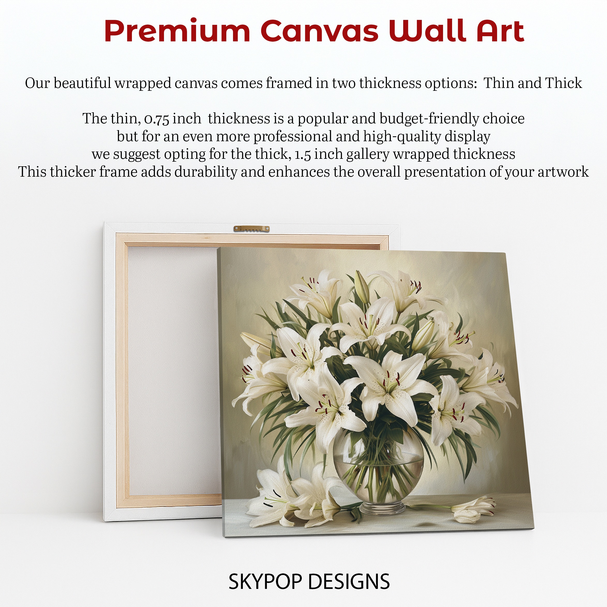 6.jpg White Lily Bouquet Art