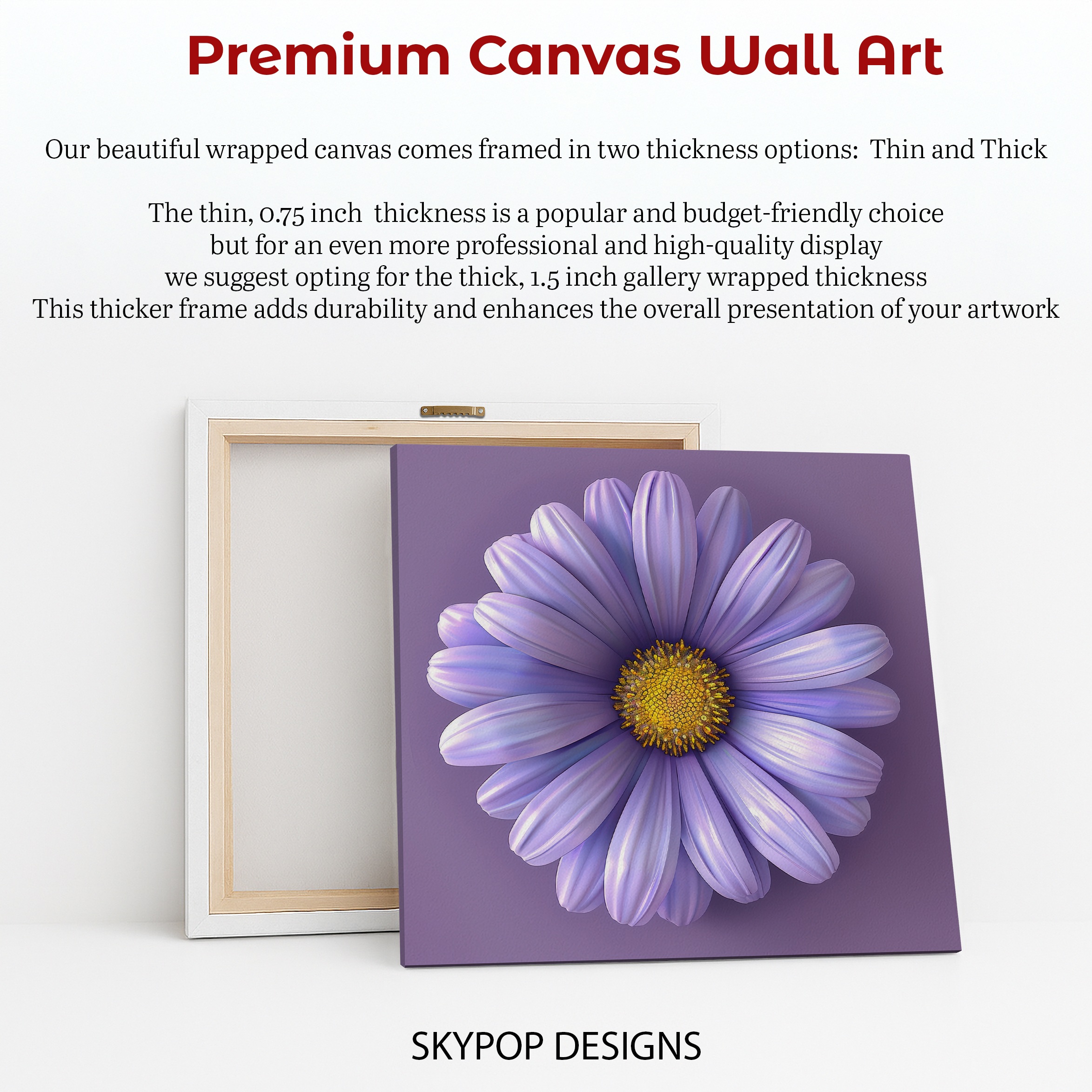 6.jpg Lavender Daisy Bloom Art