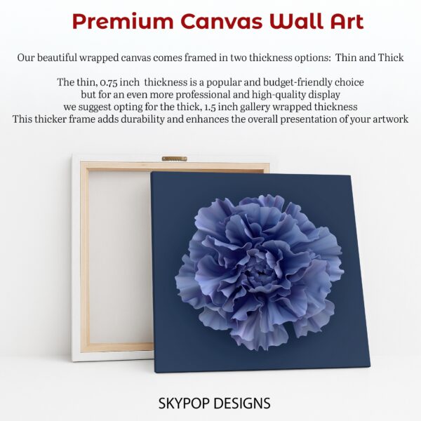 Blue Carnation Art