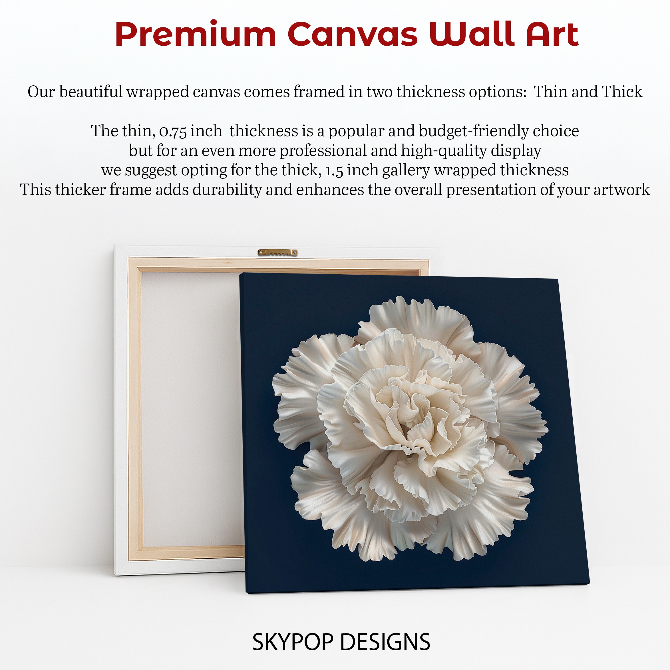 6.jpg White Carnation Flower Art