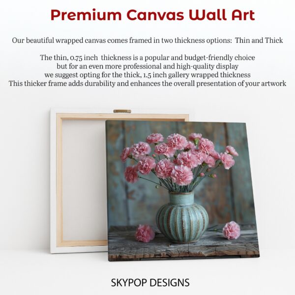 Pink Carnations Art