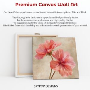 Geranium Blooms Art