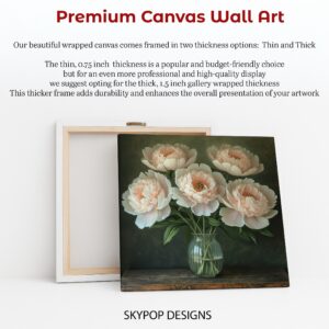Peony Vase Art