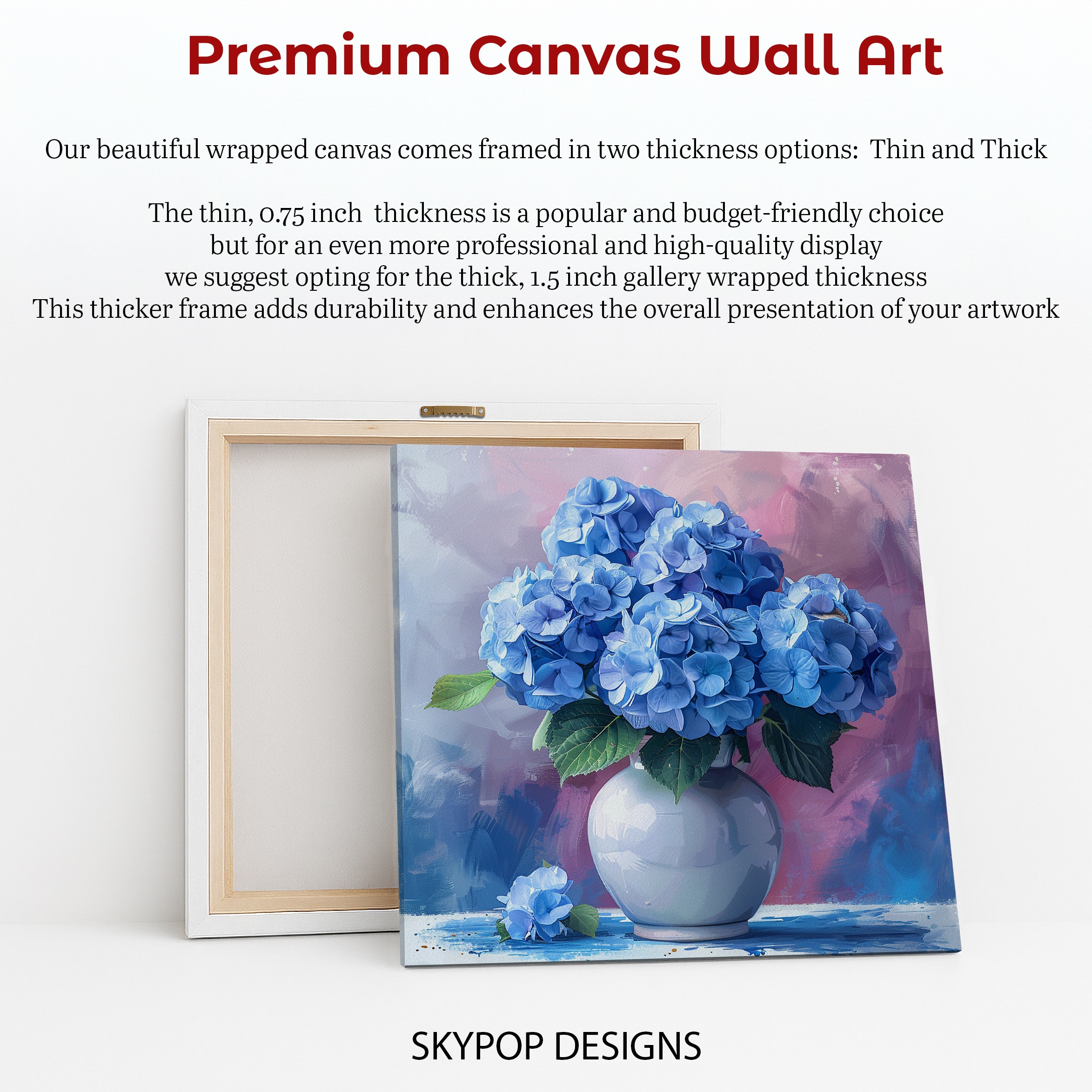 6.jpg Blue Hydrangea Blooms Art