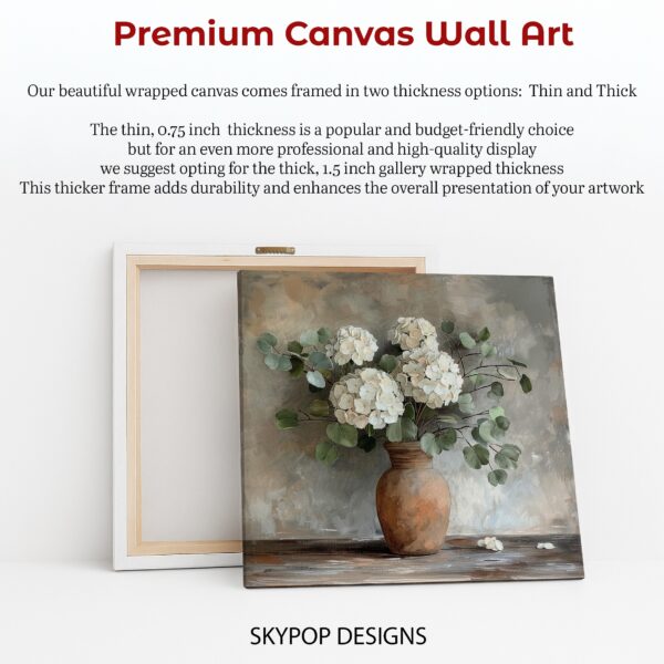 Hydrangea Vase Art