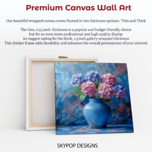 Hydrangea Bloom Vase Art