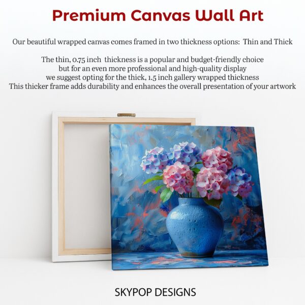 Hydrangea Bloom Vase Art