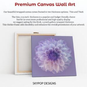 Dahlia Bloom Art