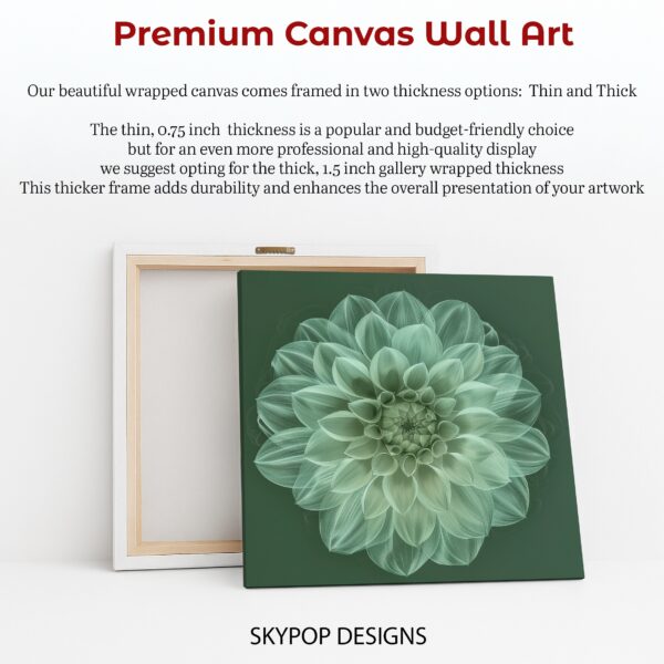 Dahlia Flower Art