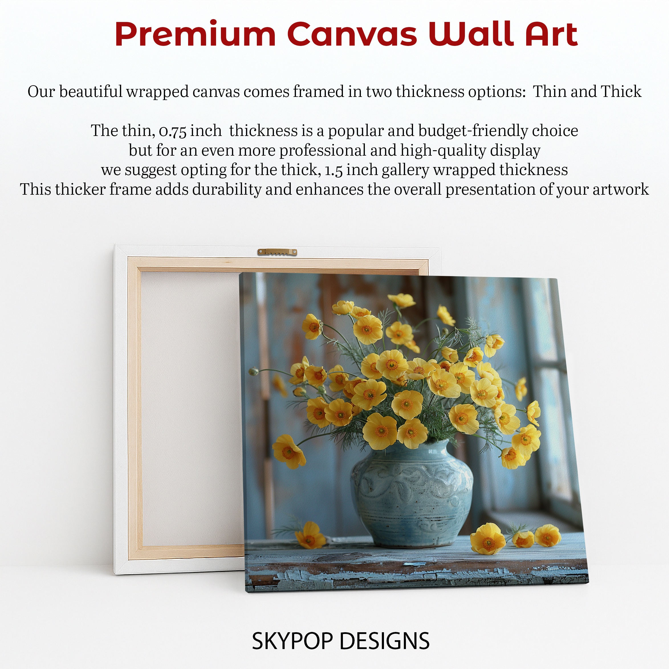 6.jpg Yellow Poppy Flower Art
