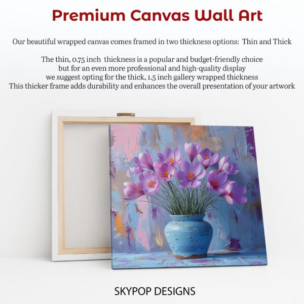 Crocus Vase Art