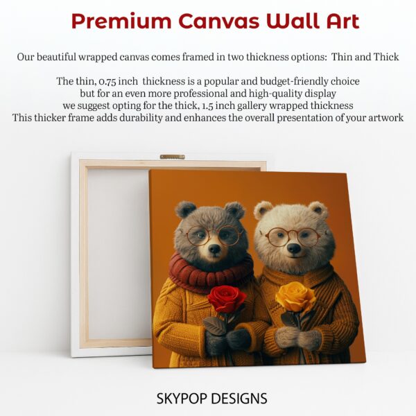 Bear with Roses Art