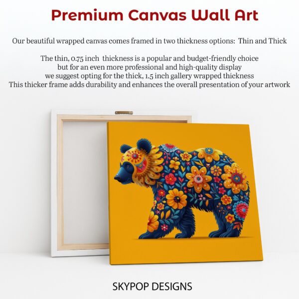 Bear Floral Art