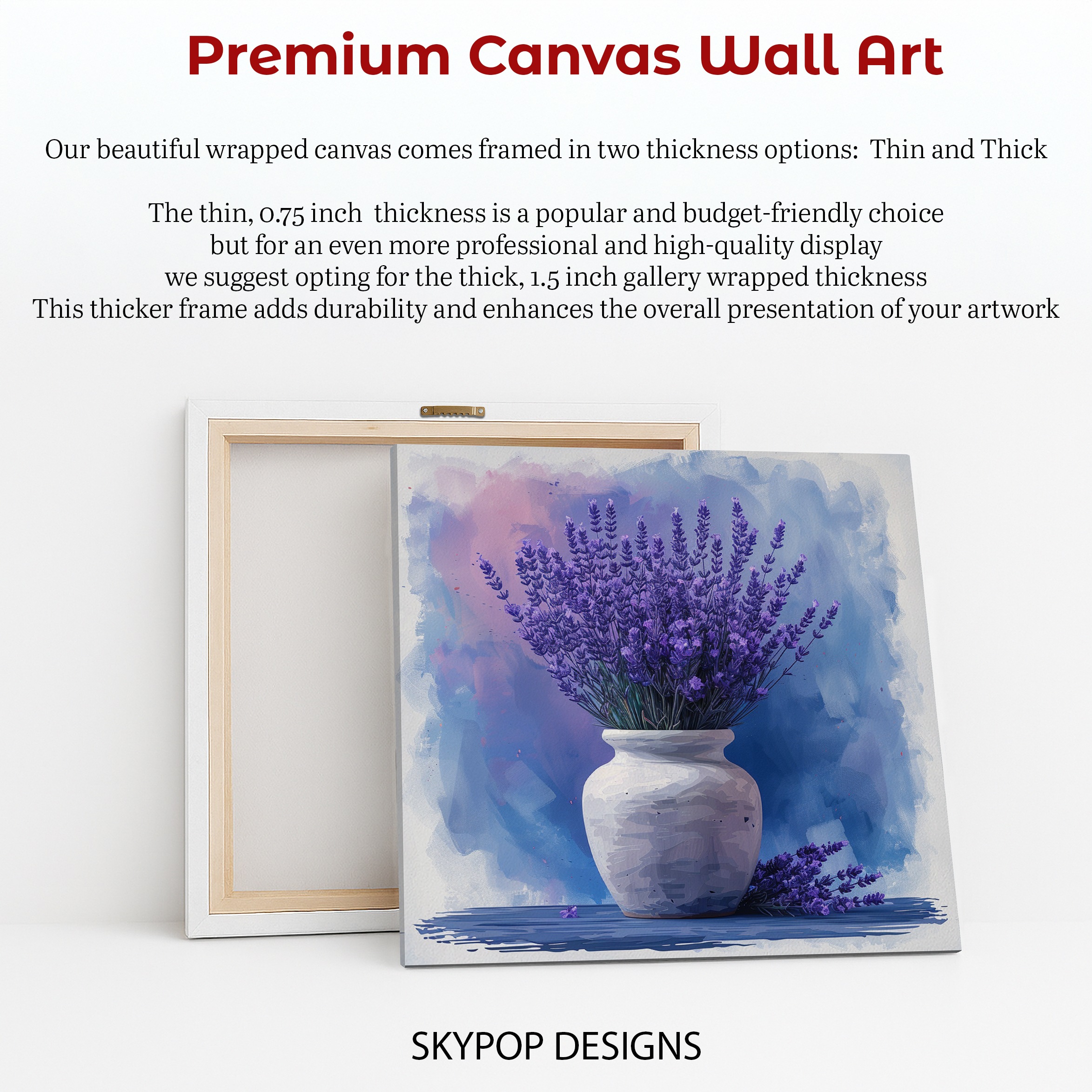 6.jpg Lavender Fields Vase Art