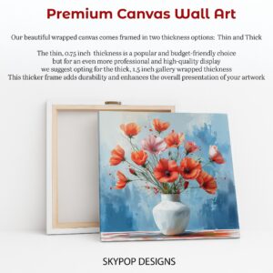 Poppy Vase Art