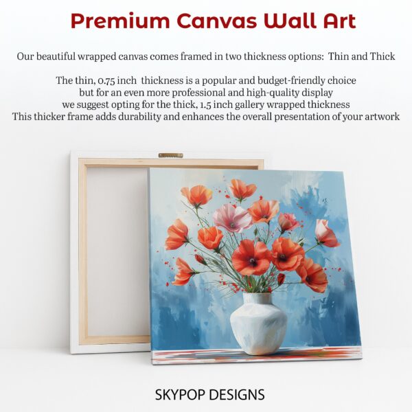 Poppy Vase Art