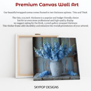 Delphinium Art