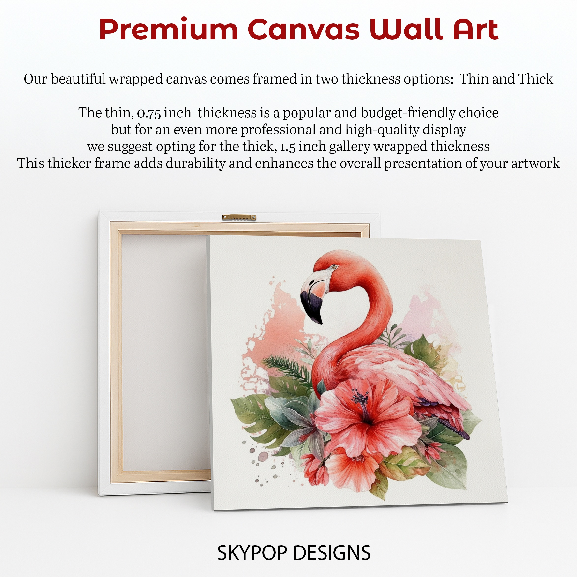 6.jpg Flamingo Flower Paradise Art