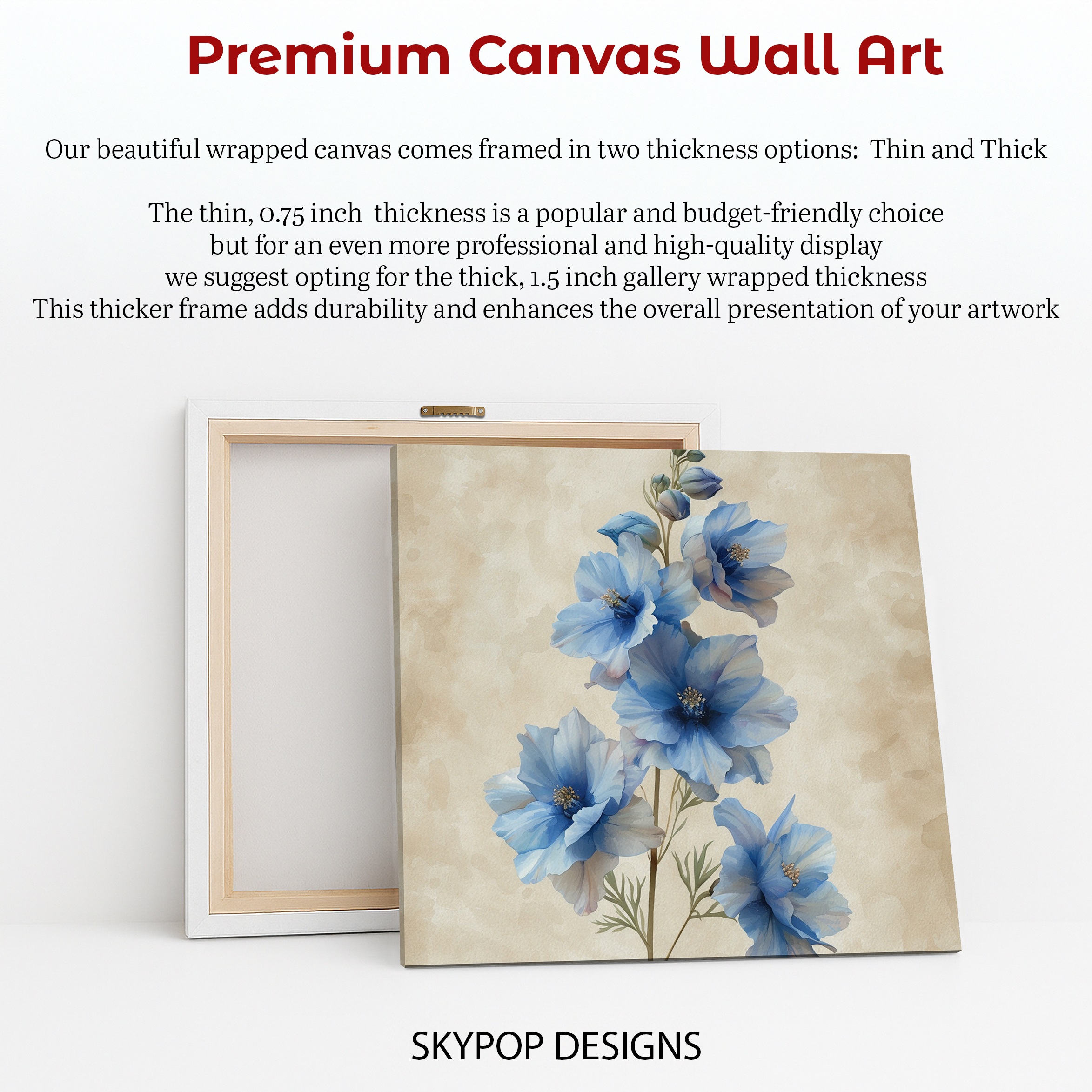 6.jpg Delphinium Blooms Art