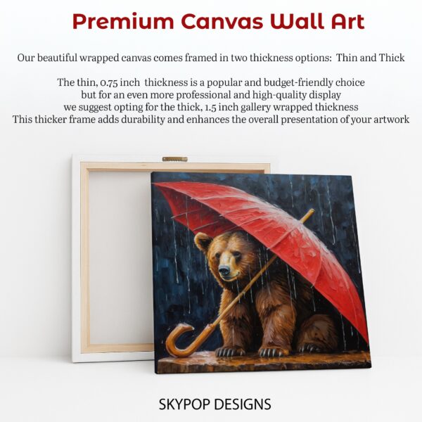 Bear Umbrella Art