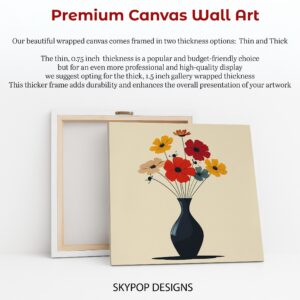Colorful Bouquet Vase Art