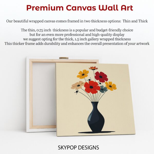 Colorful Bouquet Vase Art