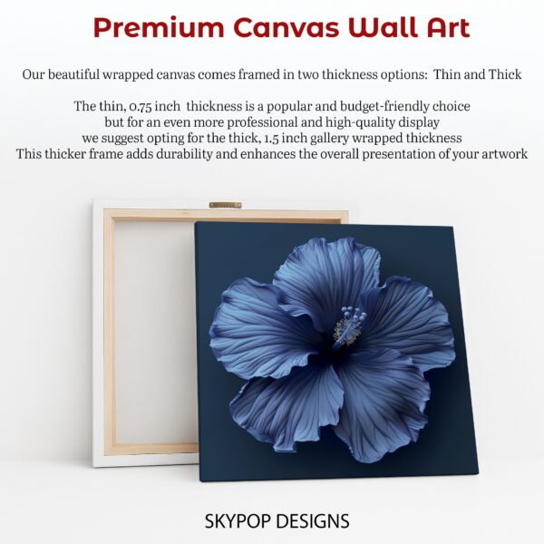 Blue Hibiscus Art