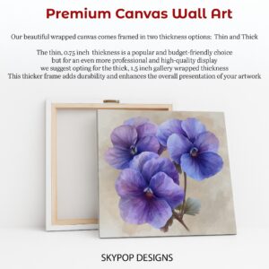 Pansy Blooms Art
