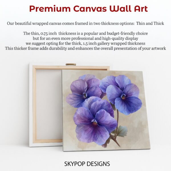 Pansy Blooms Art