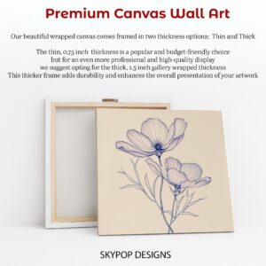 Cosmos Flower Art