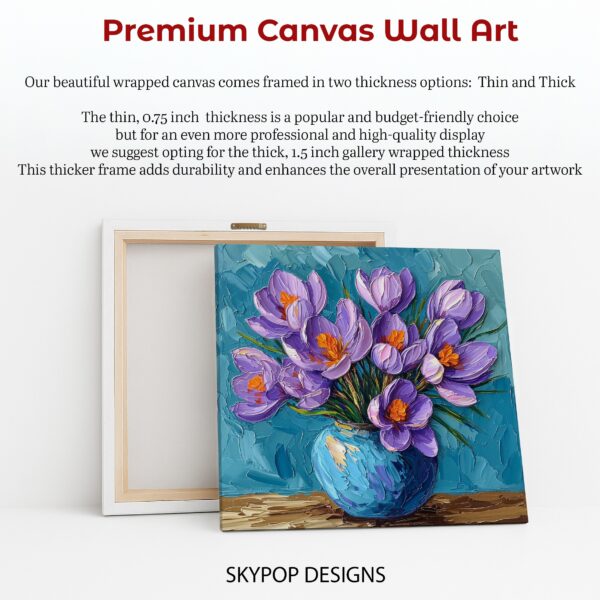 Crocus Flower Art