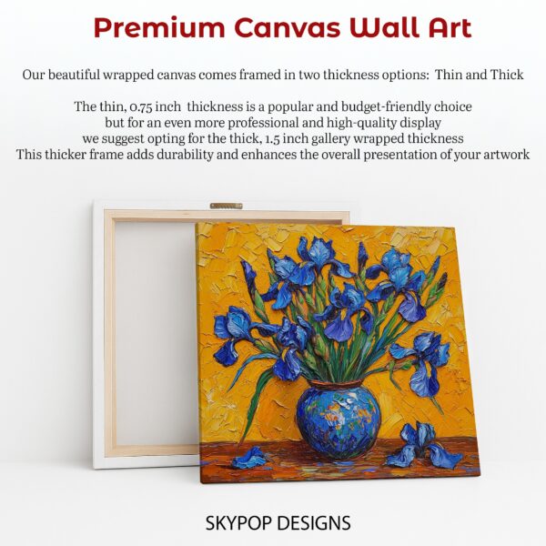 Iris Vase Art