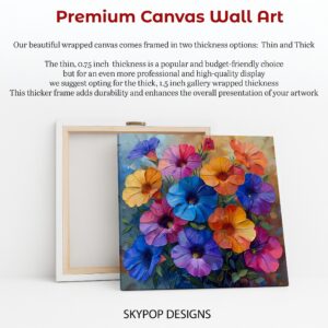 Petunia Garden Art