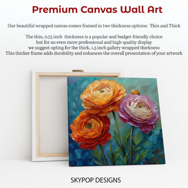 Ranunculus Blooms Art