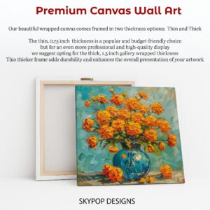 Marigold Bouquet Art