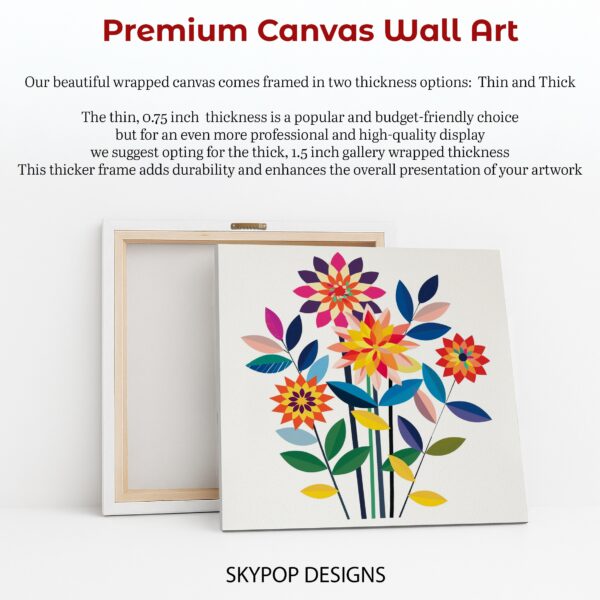 Geometric Bloom Burst Art