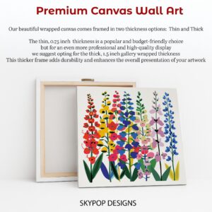 Delphinium Art