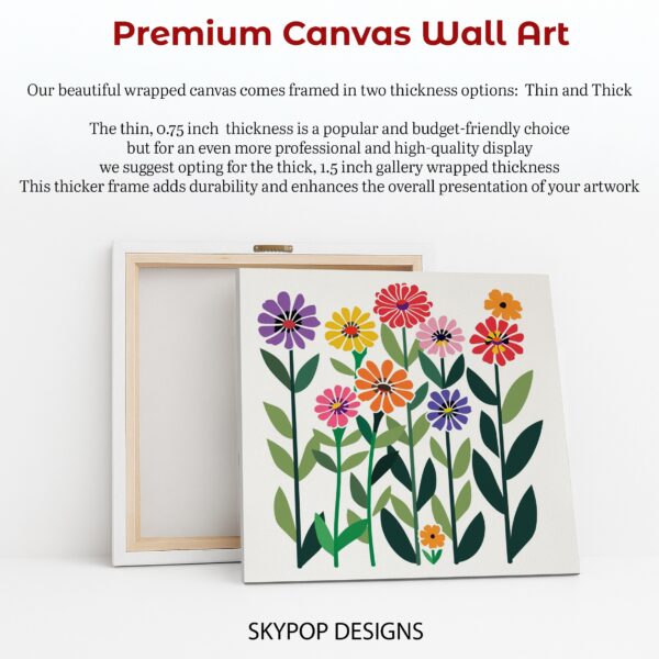 Vibrant Bloom Garden Art