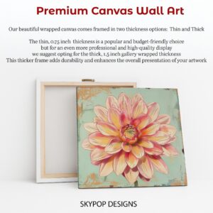 Dahlia Garden Art