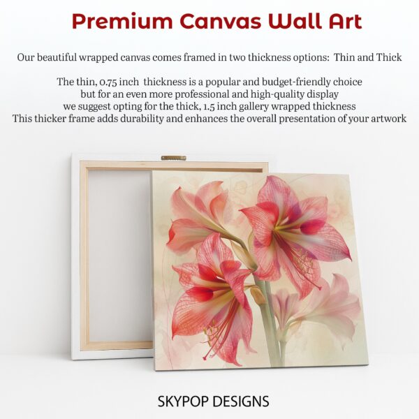 Amaryllis Blossom Art