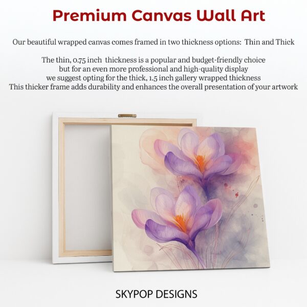 Crocus Blooms Art